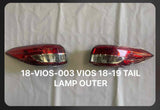 TOYOTA VIOS 2018-2019 TAIL LAMP OUTER